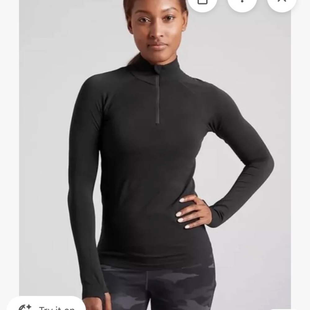 Athleta momentum quarter zip like new